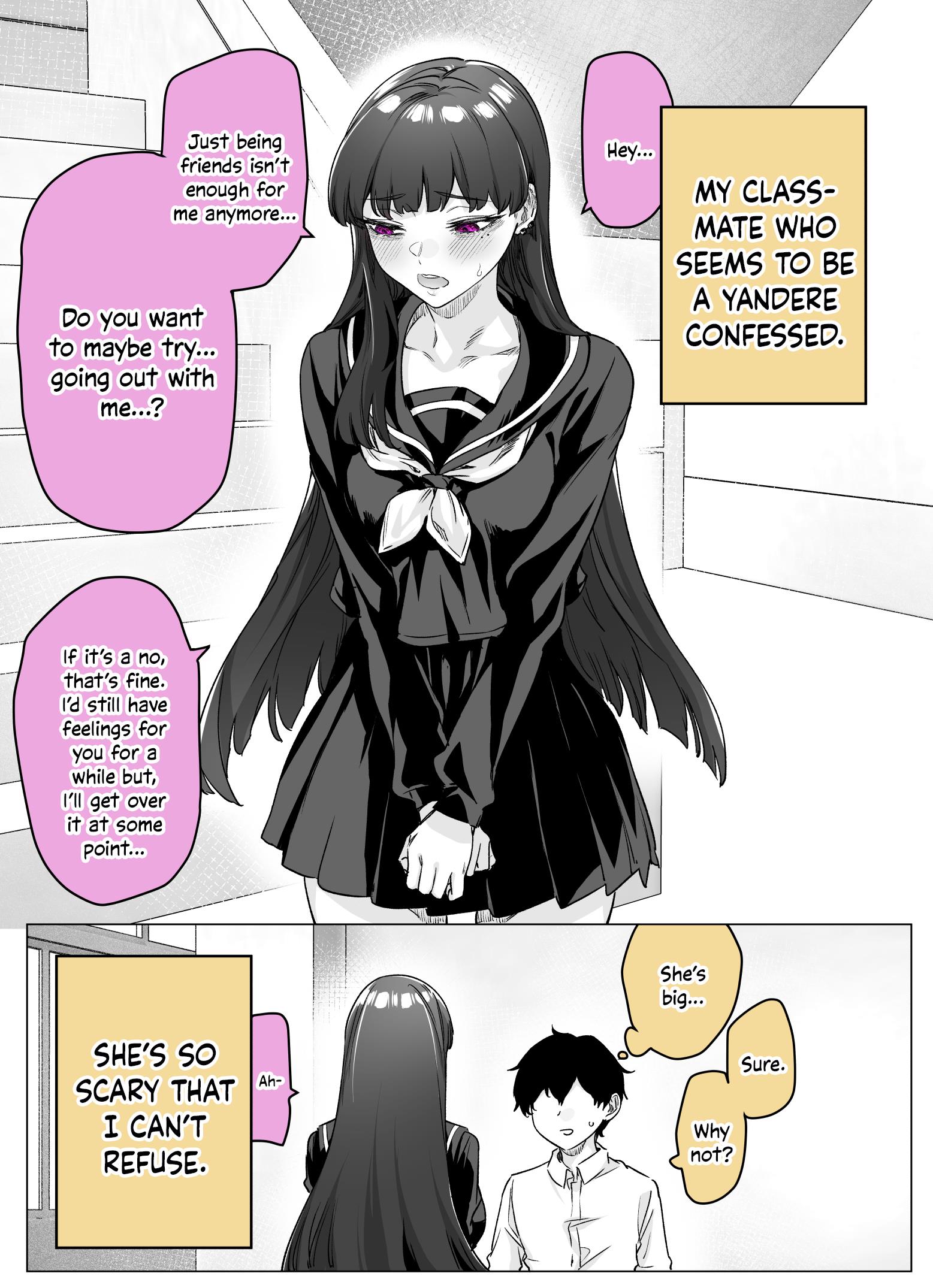 I Thought She Was a Yandere, but Apparently She’s Even Worse chapter 12 page 1