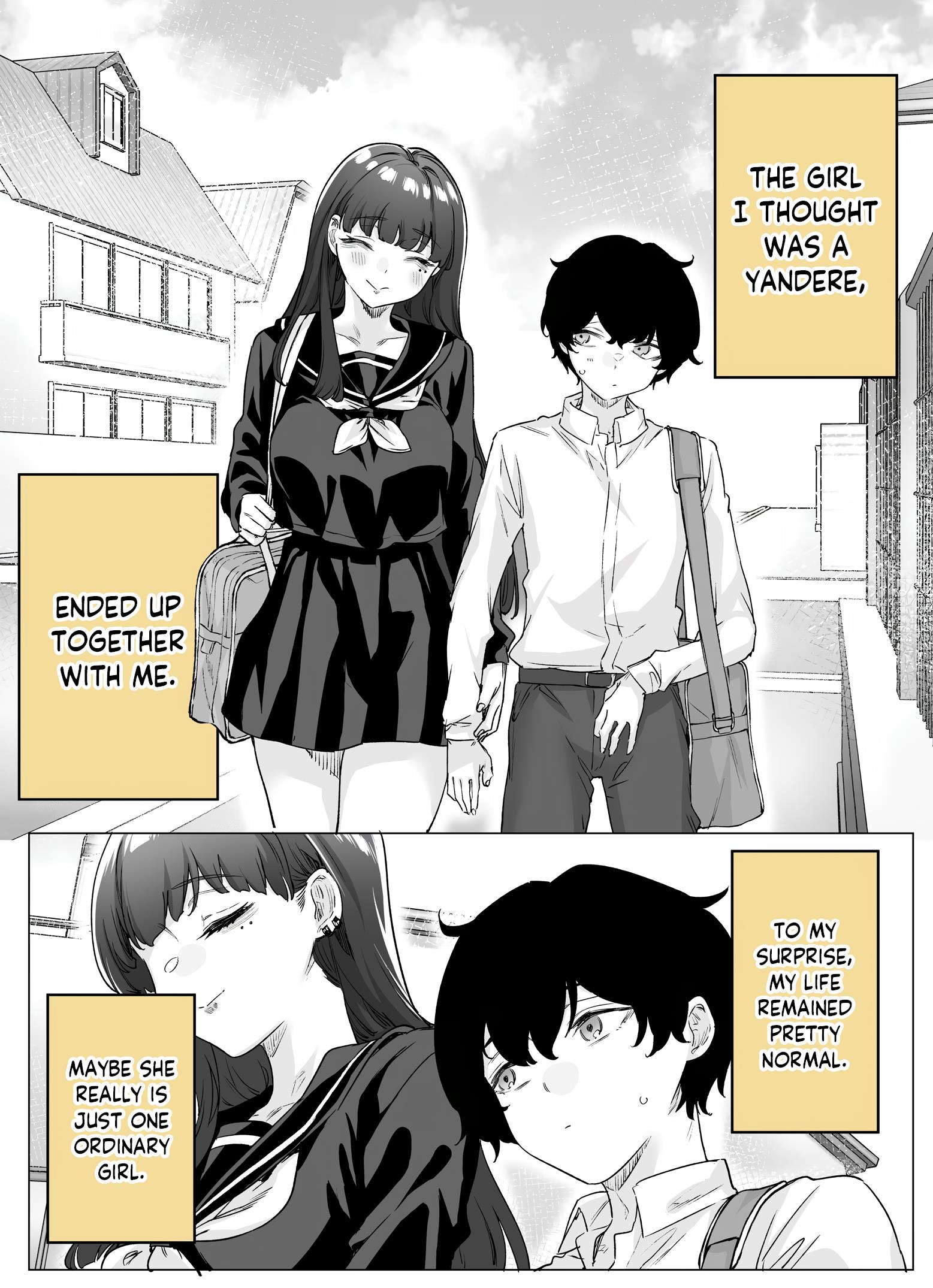 I Thought She Was a Yandere, but Apparently She’s Even Worse chapter 13 page 1