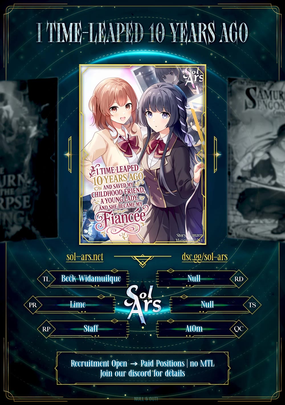 I Time-leaped 10 Years Ago and Saved My Childhood Friend, a Young Lady, and She became My Fiancée chapter 1 page 1