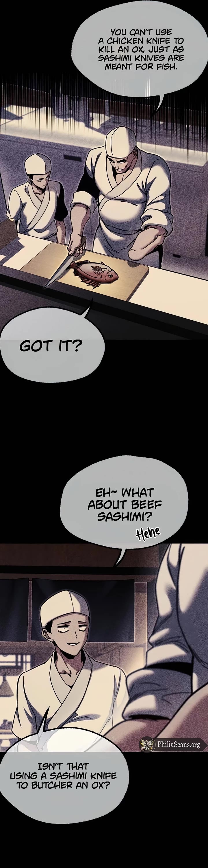 I Took Over the Academy With a Single Sashimi Knife chapter 30 page 45