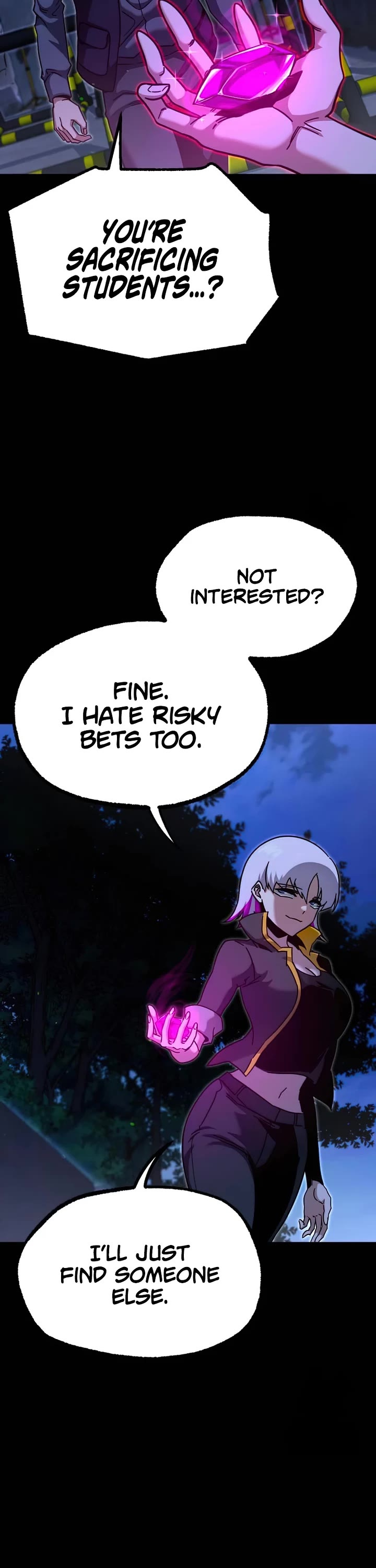 I Took Over the Academy With a Single Sashimi Knife chapter 31 page 46