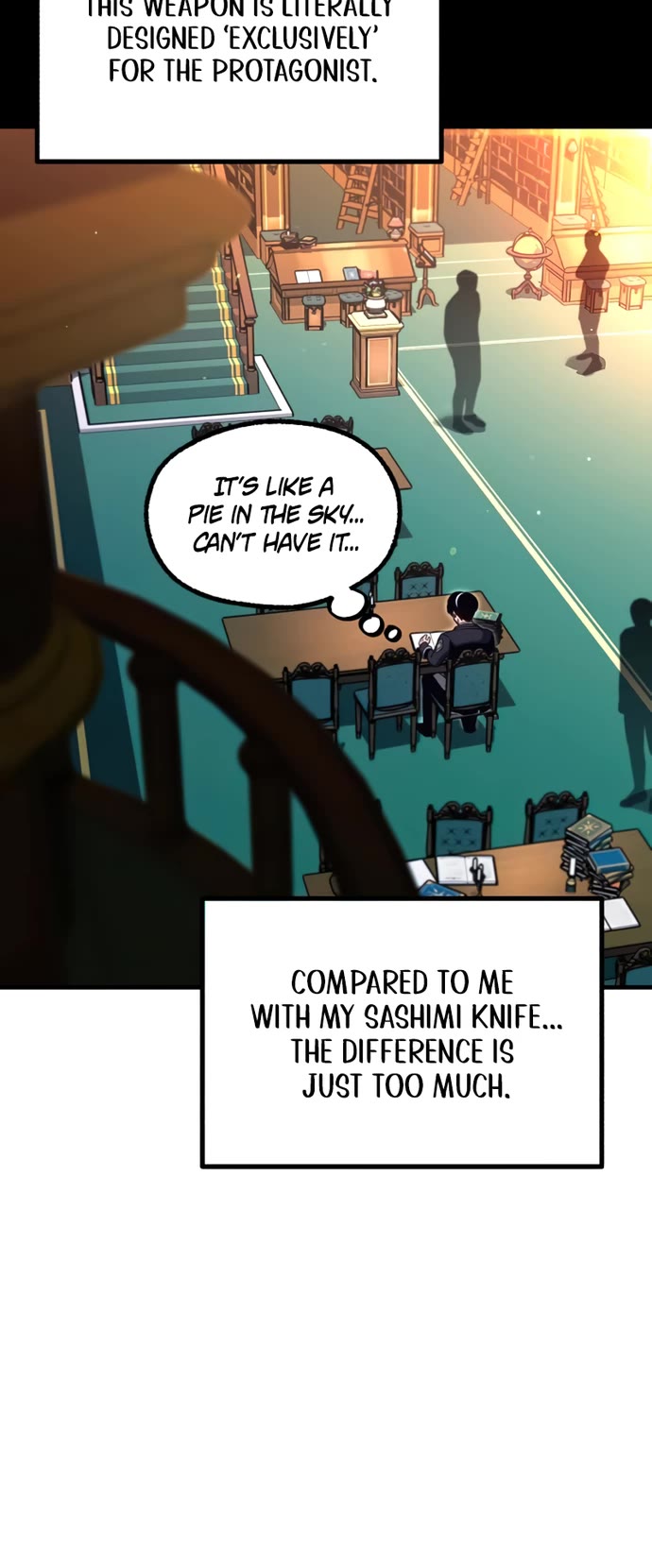 I Took Over the Academy With a Single Sashimi Knife chapter 39 page 55