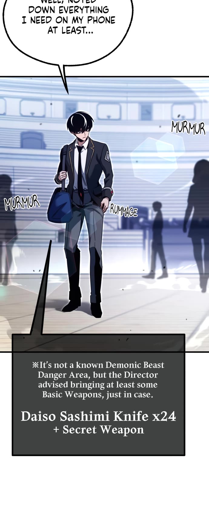 I Took Over the Academy With a Single Sashimi Knife chapter 40 page 33