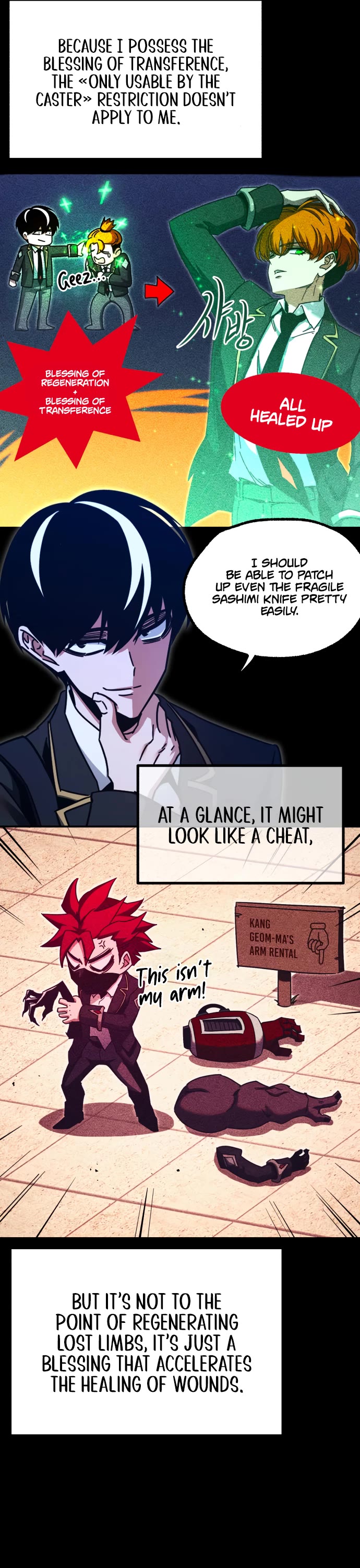 I Took Over the Academy With a Single Sashimi Knife chapter 42 page 47