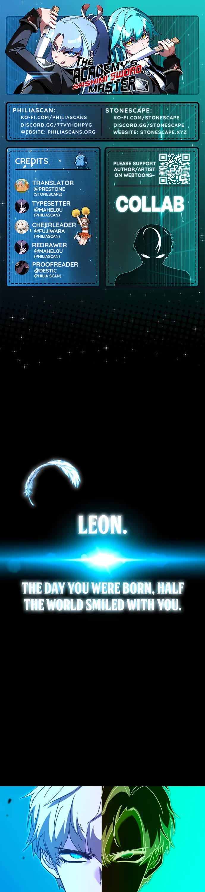 I Took Over the Academy With a Single Sashimi Knife chapter 43 page 1