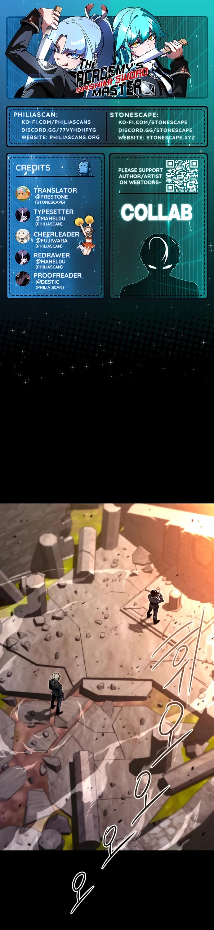 I Took Over the Academy With a Single Sashimi Knife chapter 44 page 1