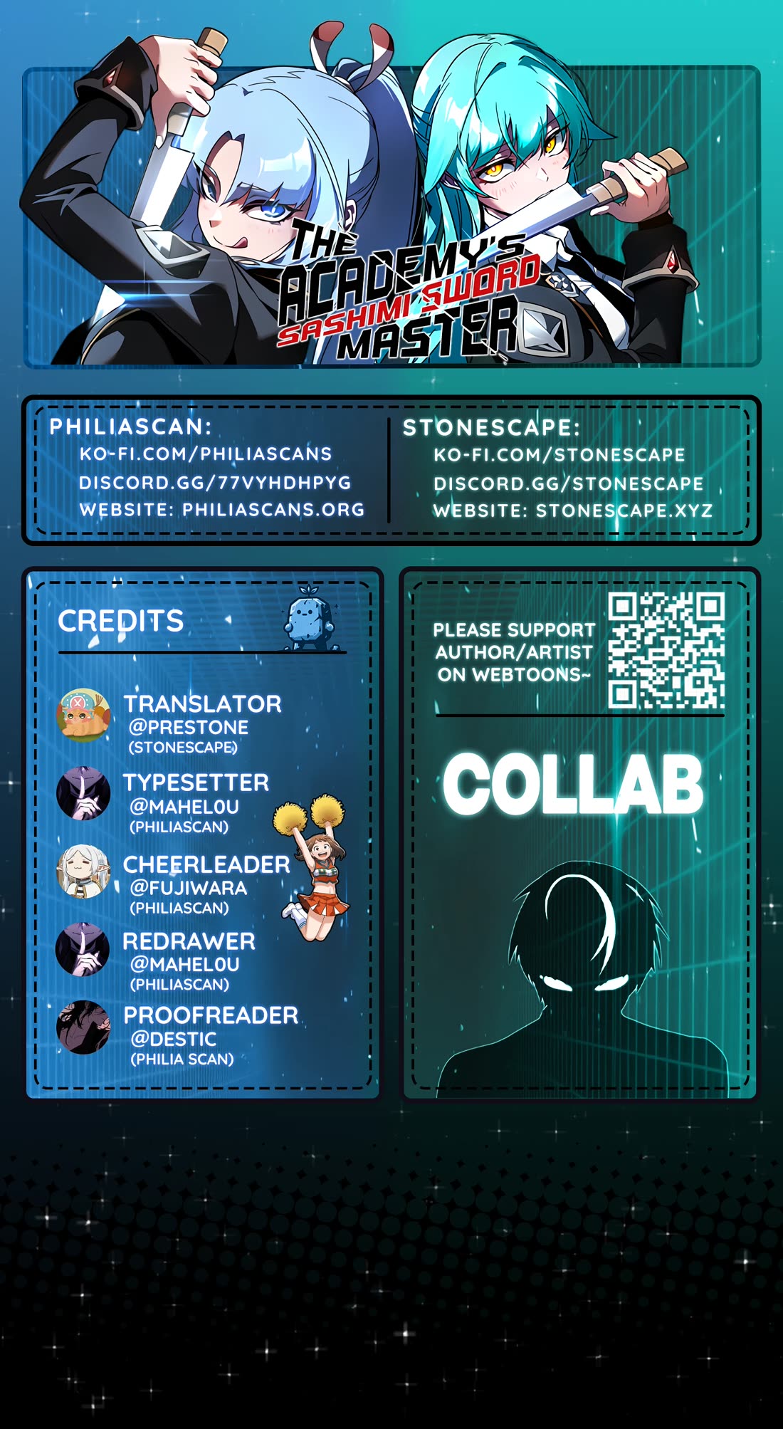 I Took Over the Academy With a Single Sashimi Knife chapter 48 page 1