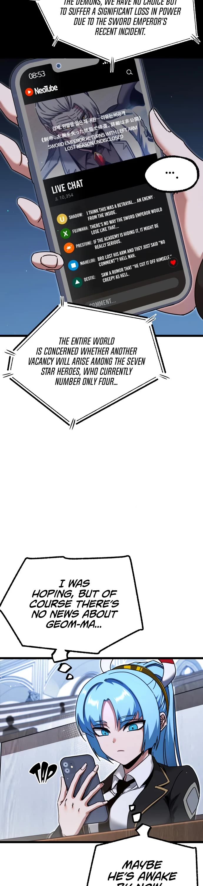 I Took Over the Academy With a Single Sashimi Knife chapter 49 page 11