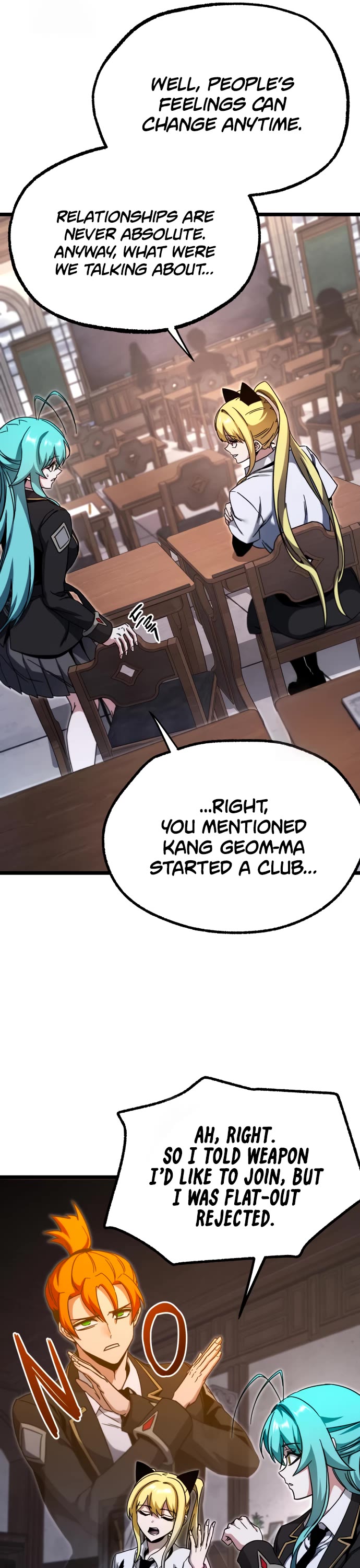 I Took Over the Academy With a Single Sashimi Knife chapter 53 page 28