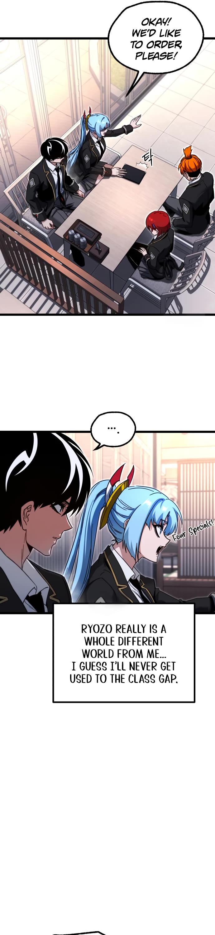 I Took Over the Academy With a Single Sashimi Knife chapter 53 page 49