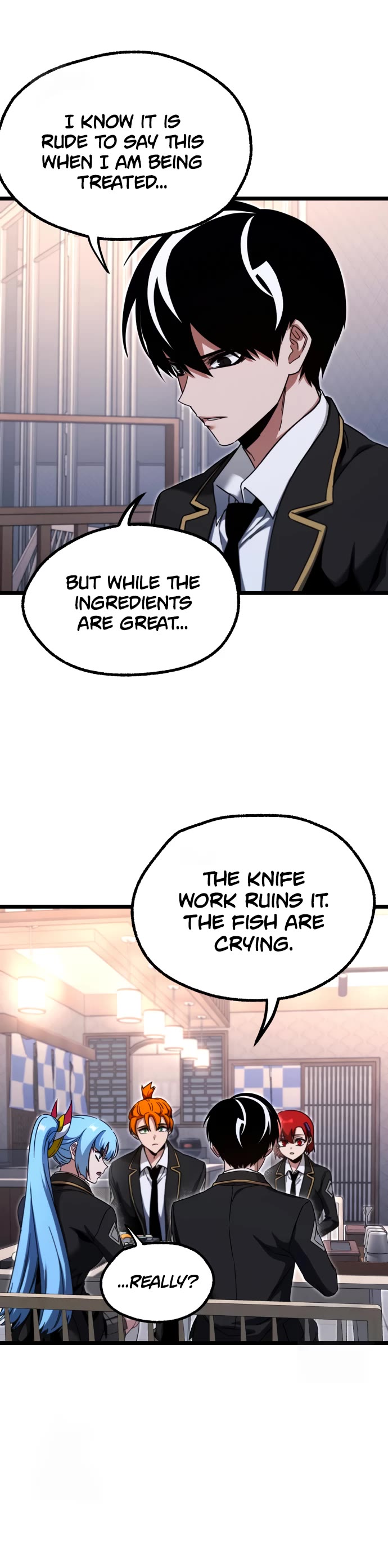 I Took Over the Academy With a Single Sashimi Knife chapter 53 page 51