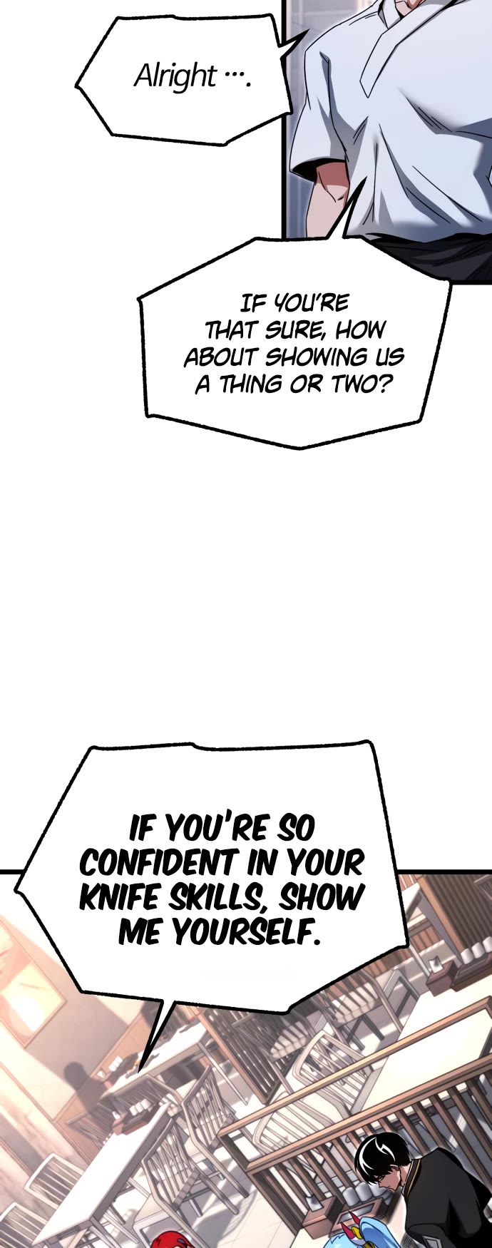 I Took Over the Academy With a Single Sashimi Knife chapter 53 page 54