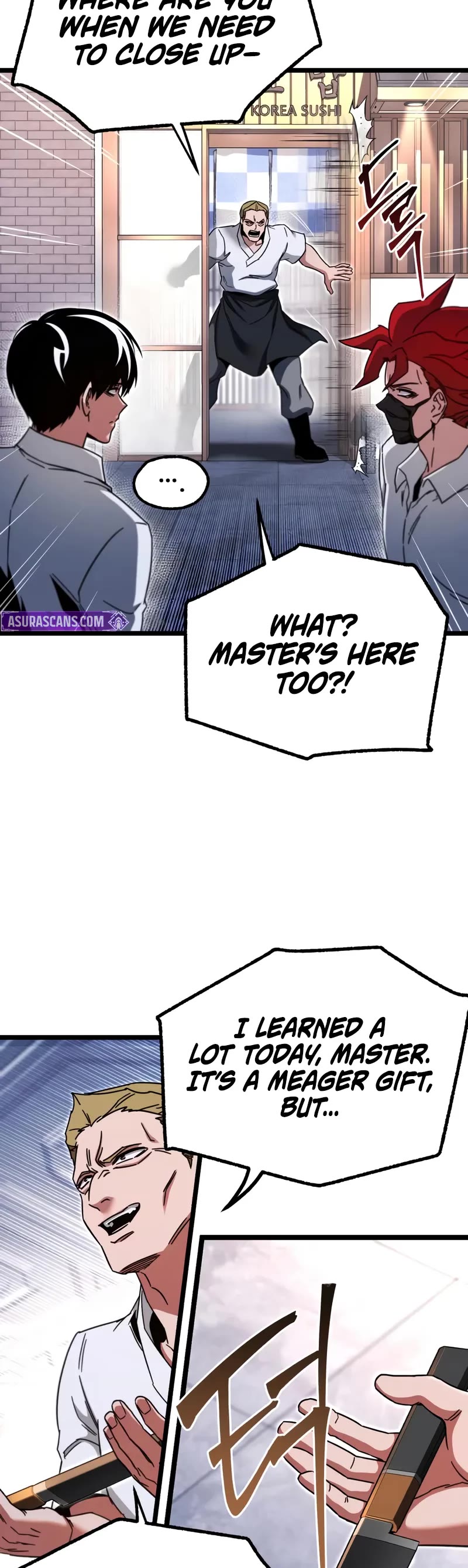 I Took Over the Academy With a Single Sashimi Knife chapter 54 page 45