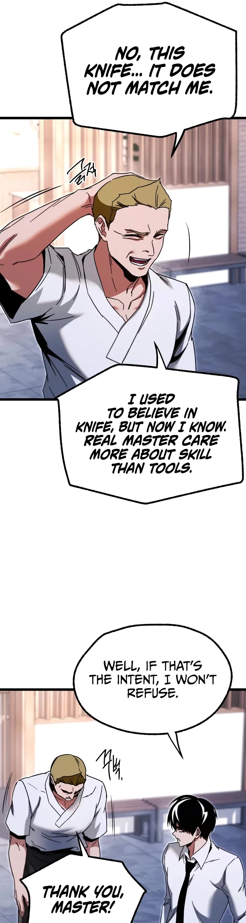 I Took Over the Academy With a Single Sashimi Knife chapter 54 page 47