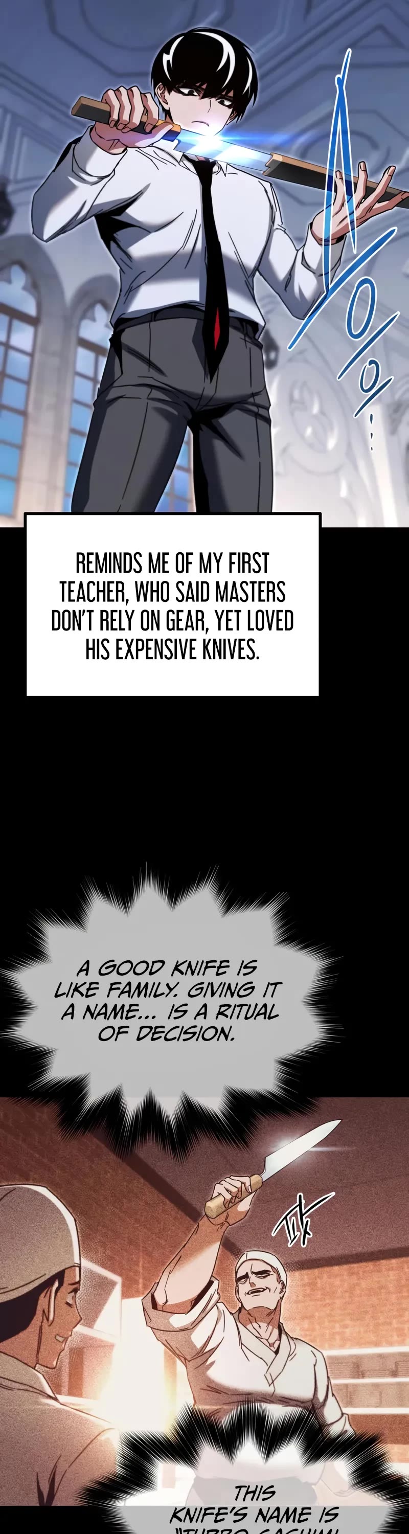 I Took Over the Academy With a Single Sashimi Knife chapter 54 page 49