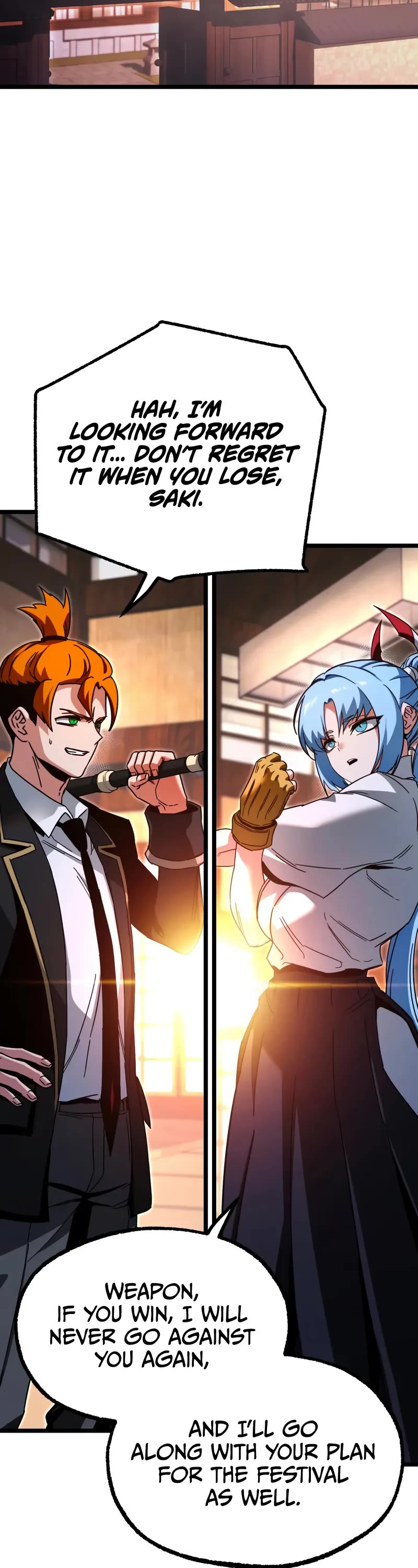 I Took Over the Academy With a Single Sashimi Knife chapter 55 page 54