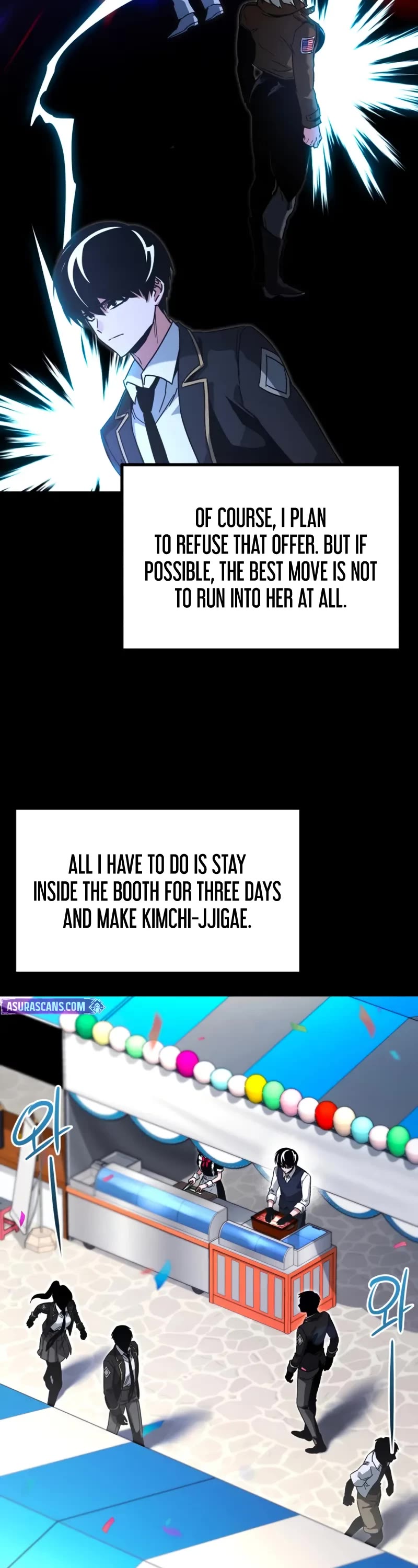 I Took Over the Academy With a Single Sashimi Knife chapter 57 page 35