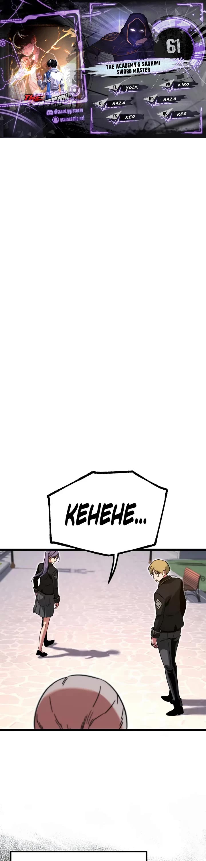 I Took Over the Academy With a Single Sashimi Knife chapter 61 page 1