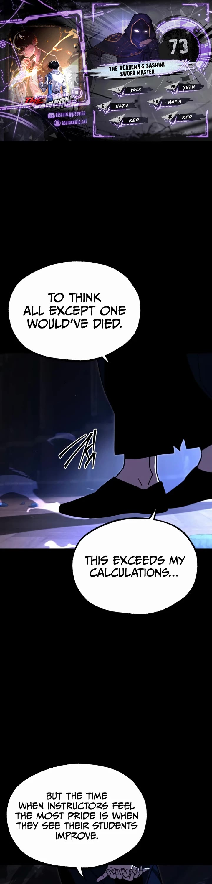 I Took Over the Academy With a Single Sashimi Knife chapter 73 page 1