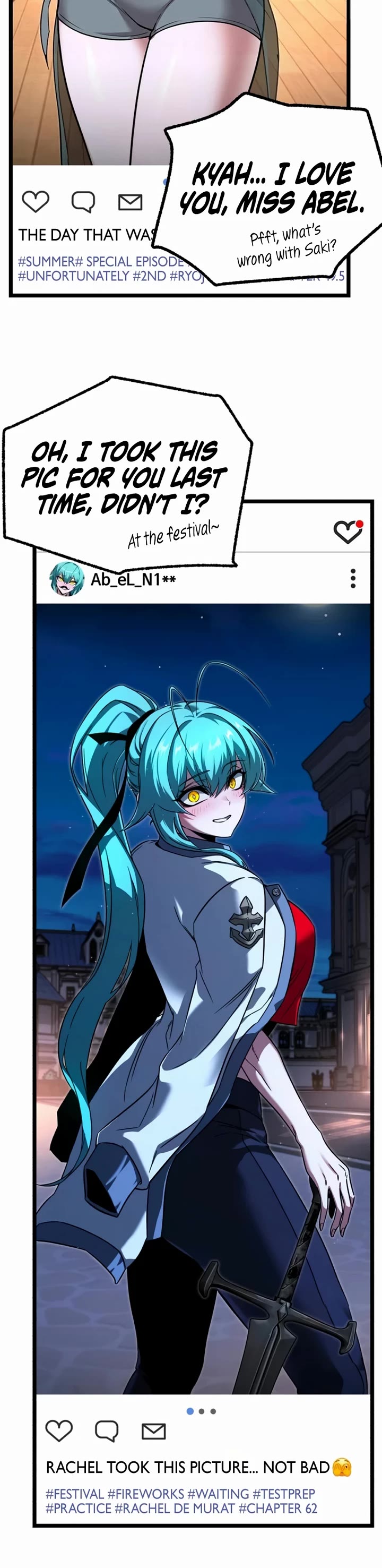 I Took Over the Academy With a Single Sashimi Knife chapter 73 page 64