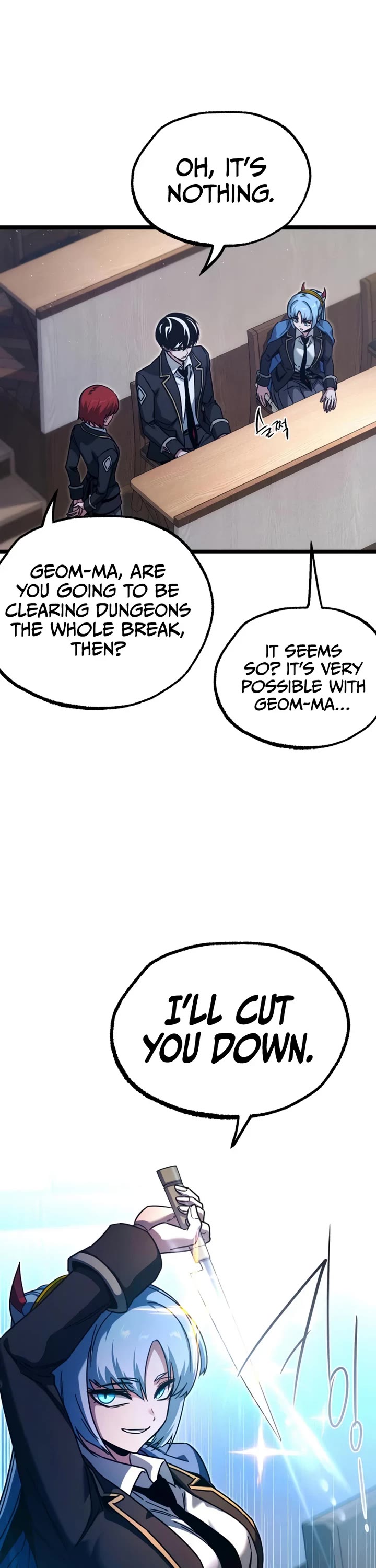 I Took Over the Academy With a Single Sashimi Knife chapter 75 page 33