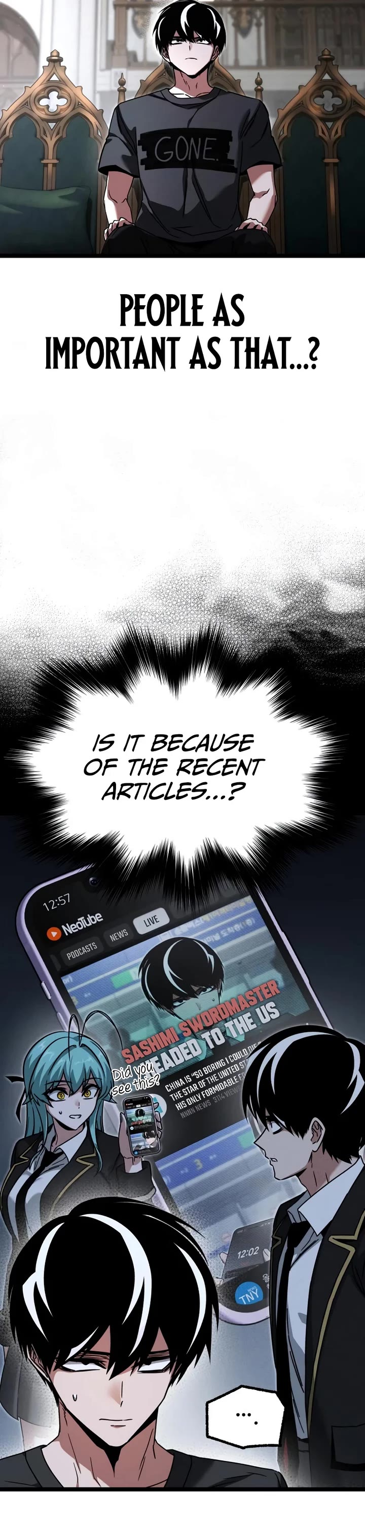 I Took Over the Academy With a Single Sashimi Knife chapter 82 page 35