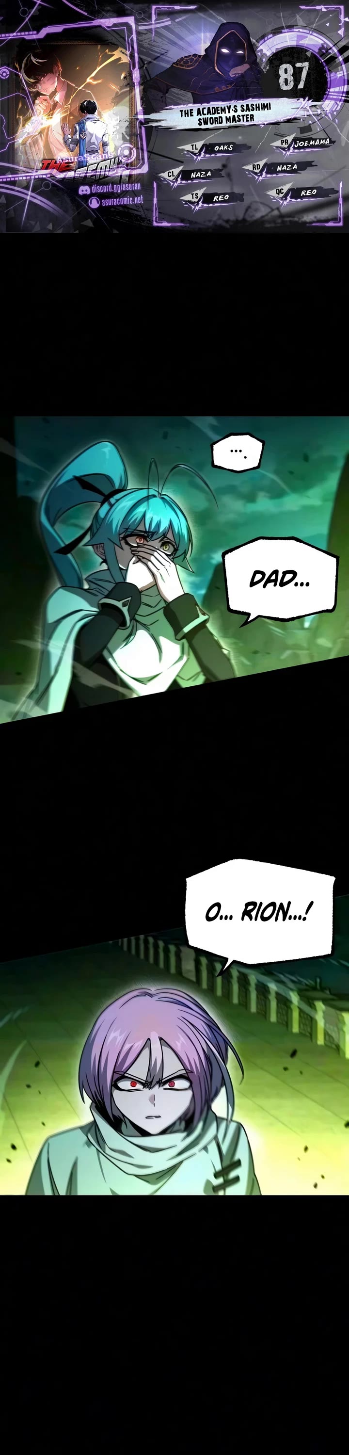 I Took Over the Academy With a Single Sashimi Knife chapter 87 page 1