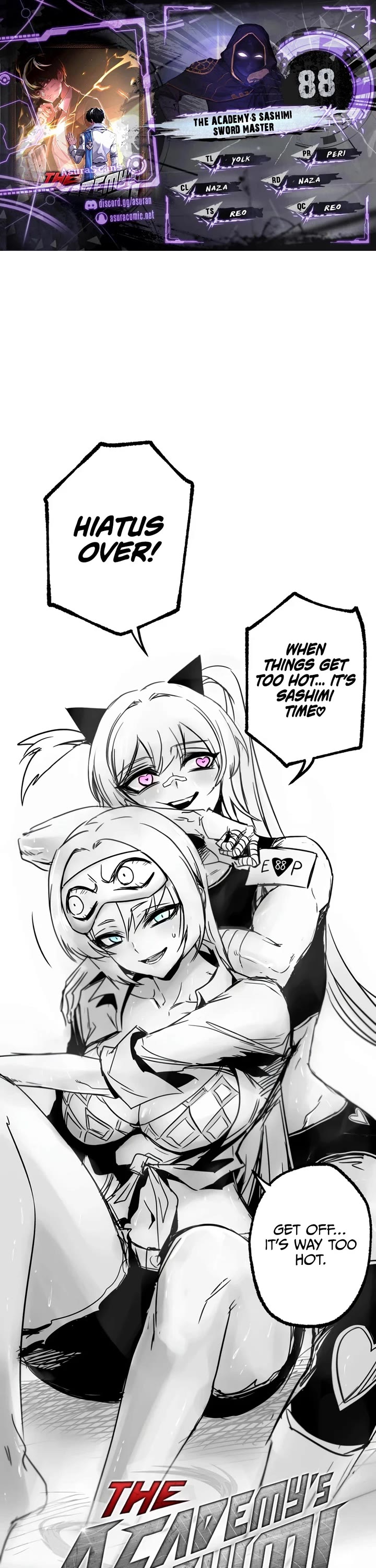 I Took Over the Academy With a Single Sashimi Knife chapter 88 page 1