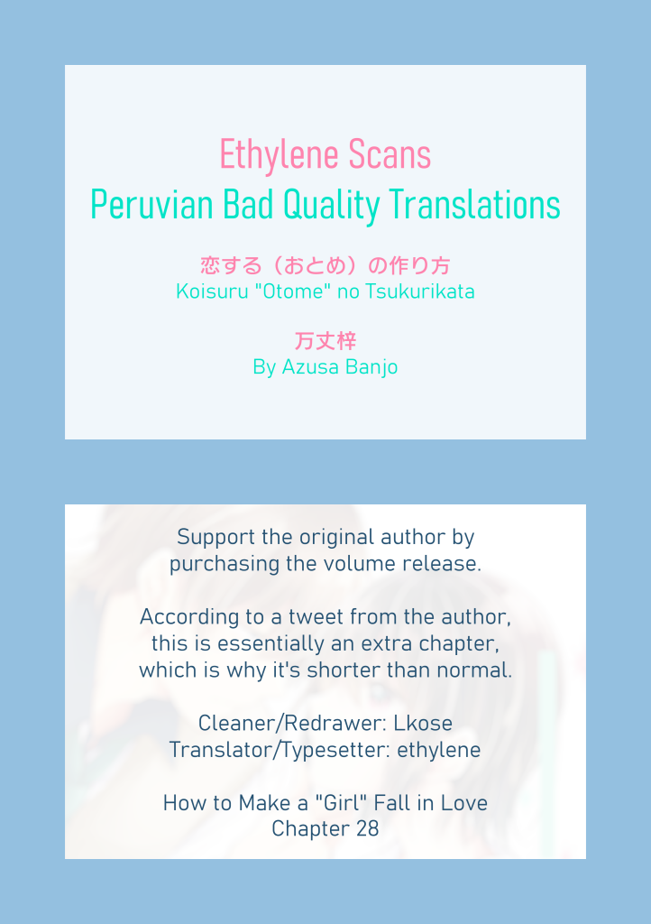 I turned my childhood friend (♂) into a girl chapter 28 page 13