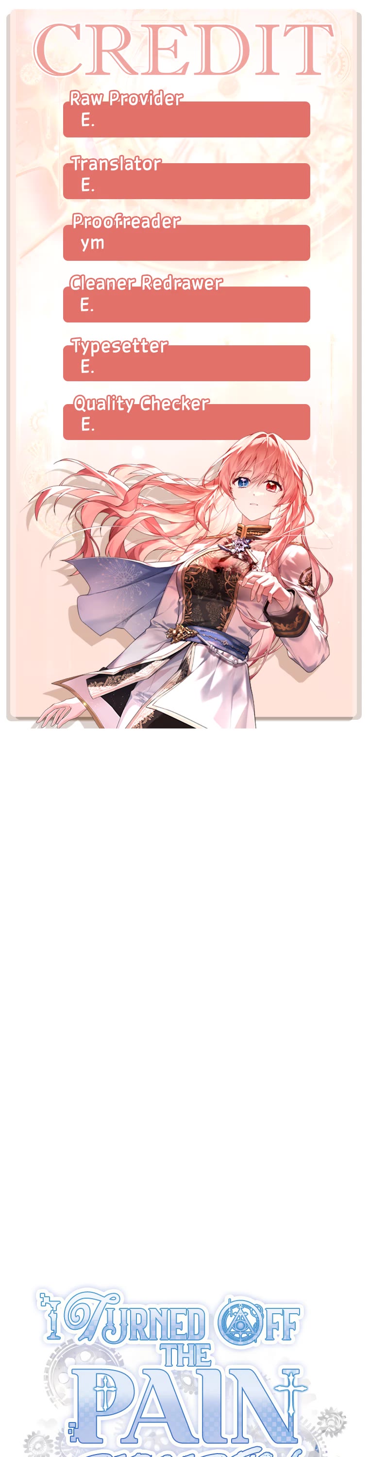 I Turned off the Pain Perception Setting! chapter 12 page 1