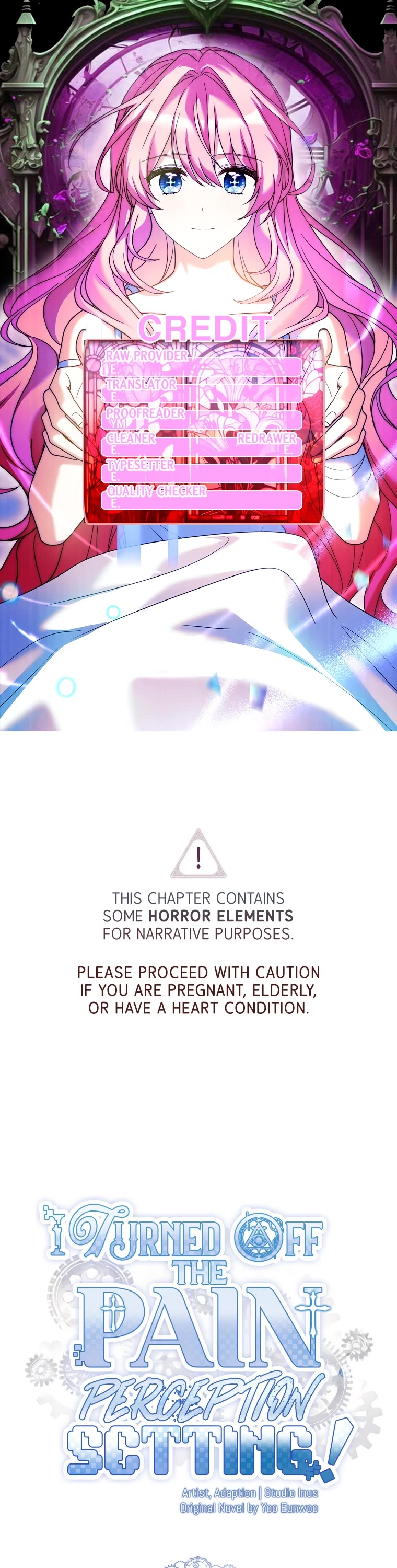 I Turned off the Pain Perception Setting! chapter 38 page 1