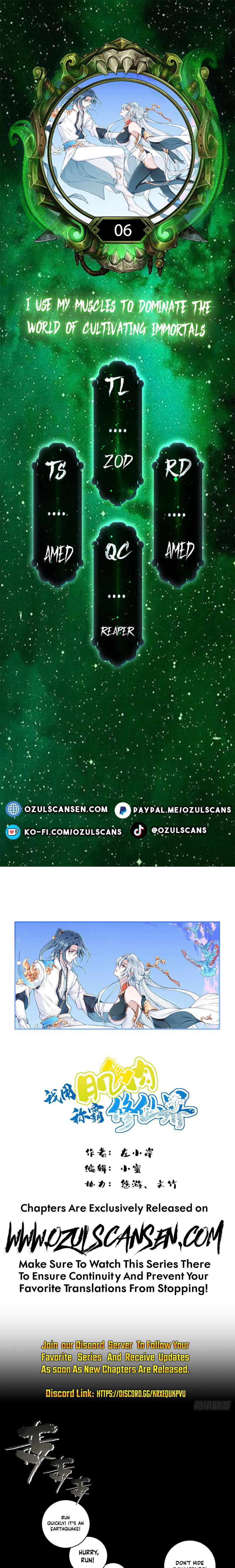 I Use My Muscles to Dominate the World of Cultivating Immortals chapter 6 page 1