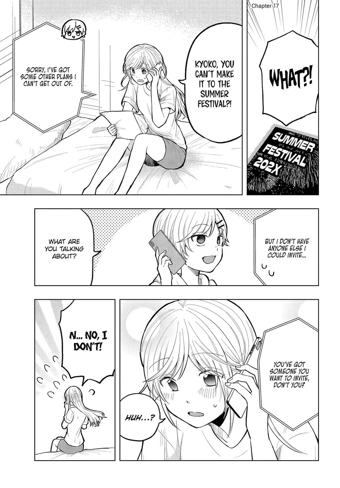 I Wanna Shut up Takamori-kun!! chapter 17 page 1