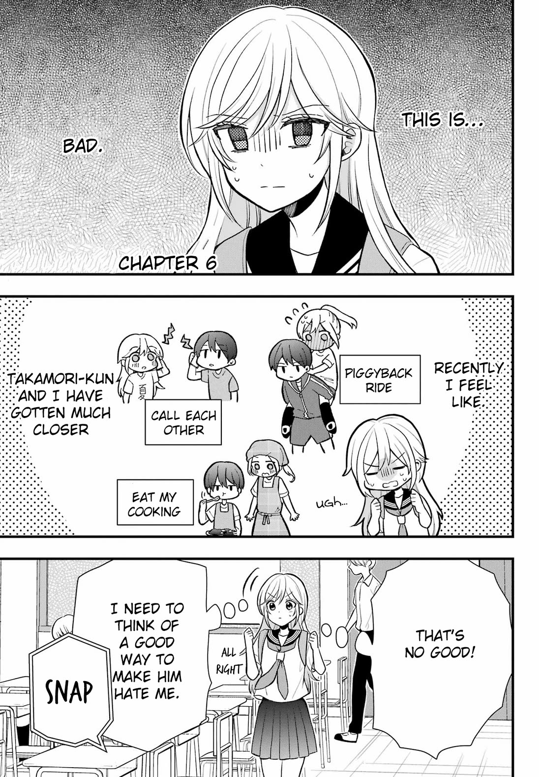 I Wanna Shut up Takamori-kun!! chapter 6 page 1