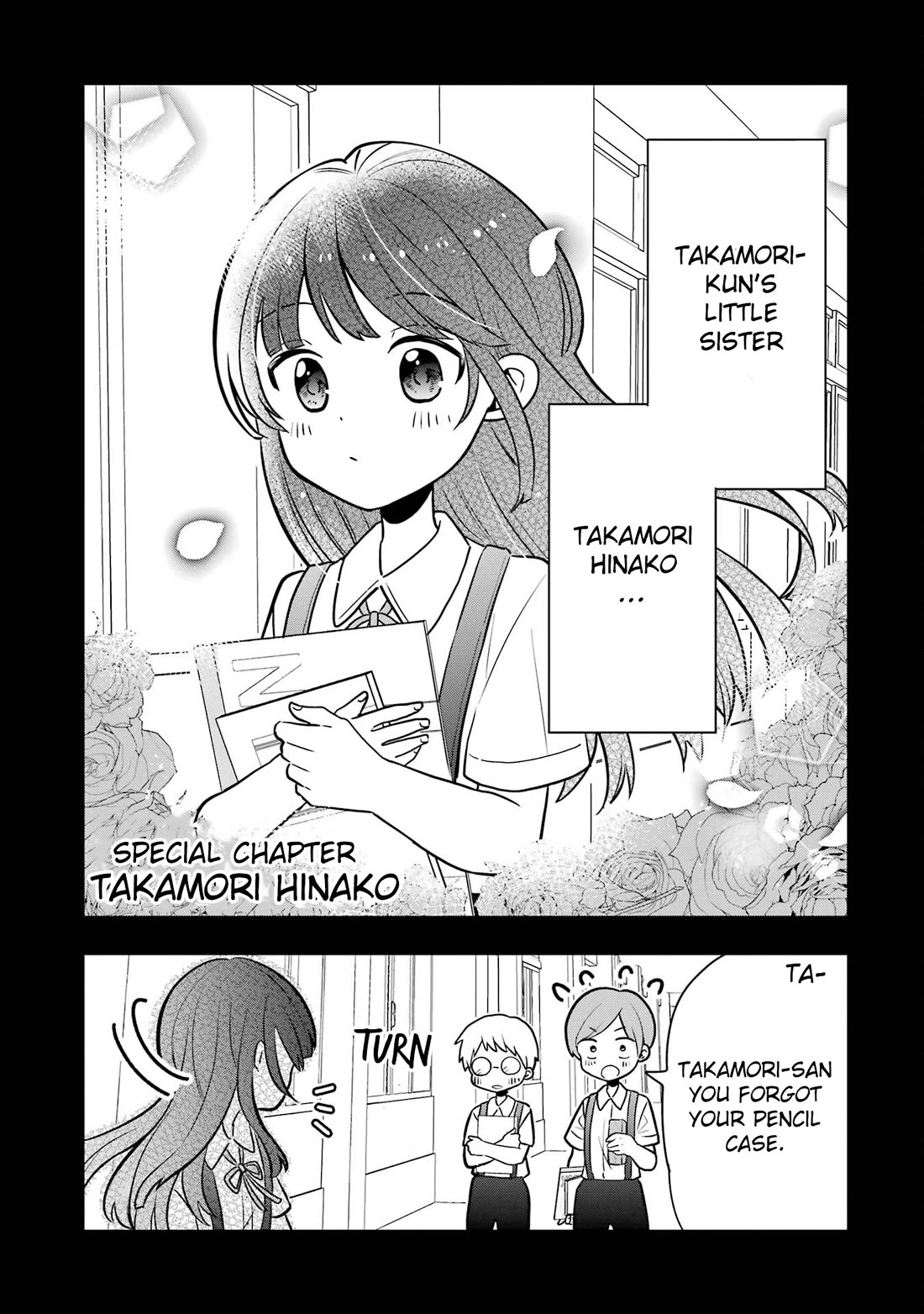 I Wanna Shut up Takamori-kun!! chapter 8.5 page 1