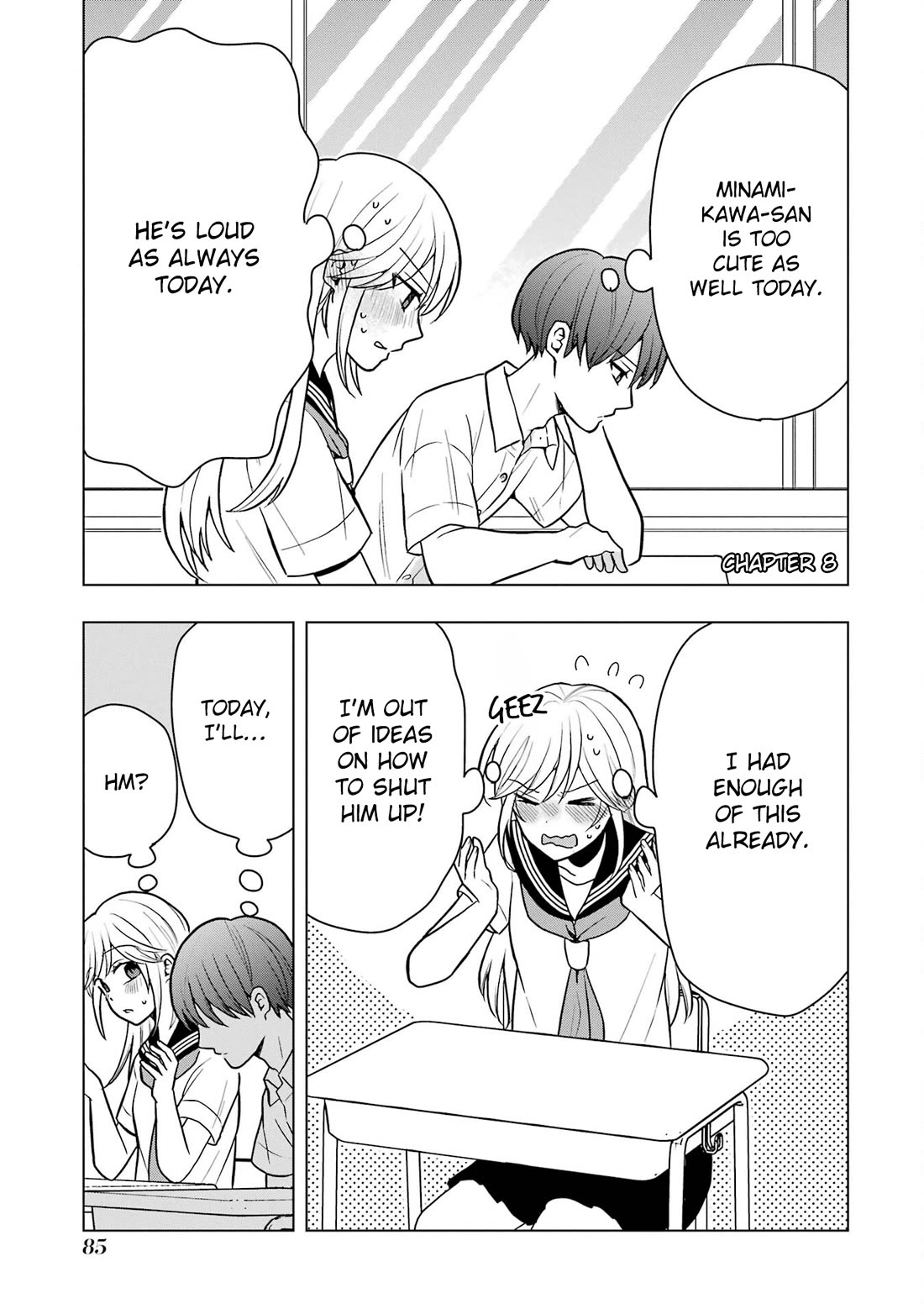 I Wanna Shut up Takamori-kun!! chapter 8 page 1