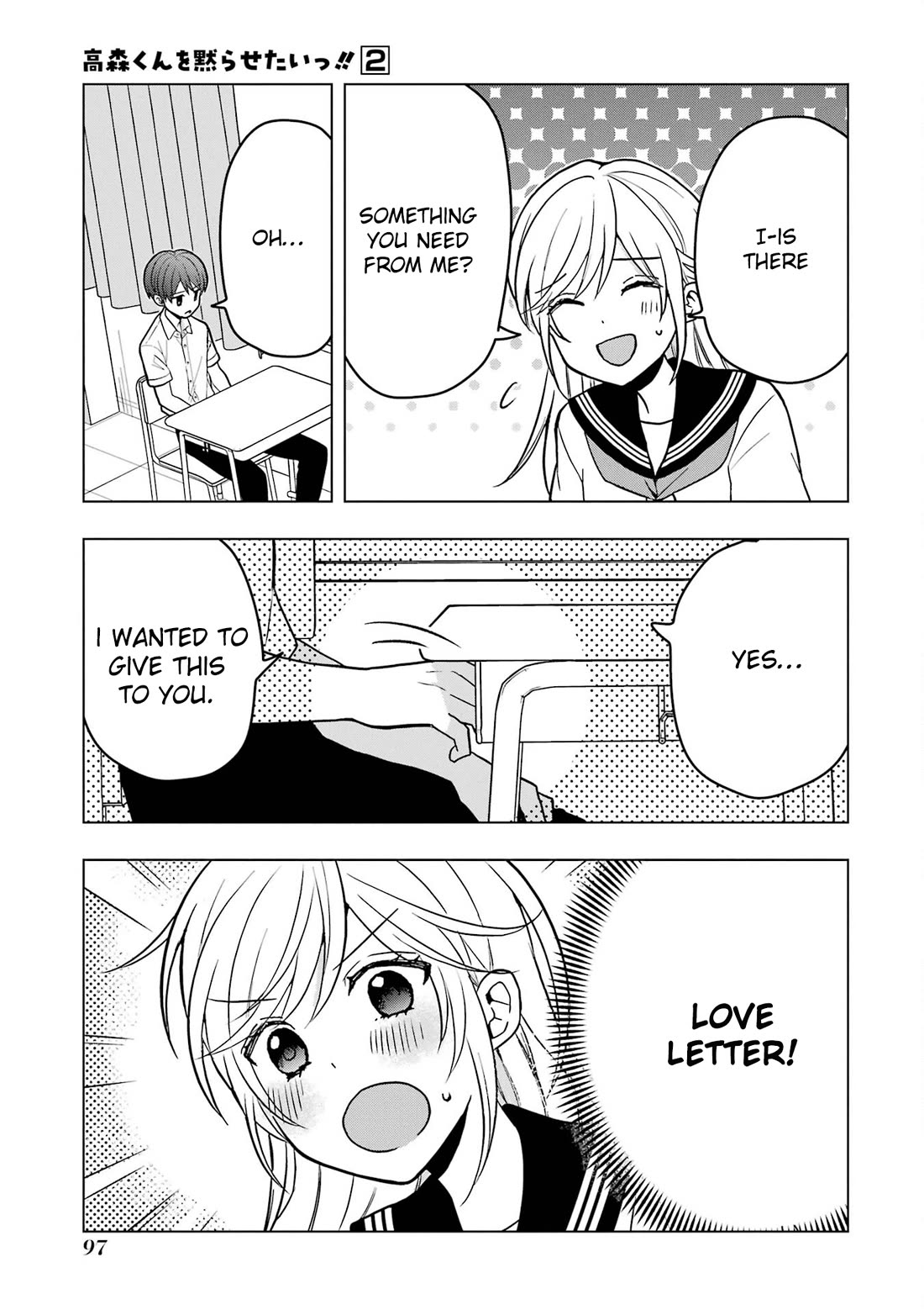 I Wanna Shut up Takamori-kun!! chapter 8 page 13