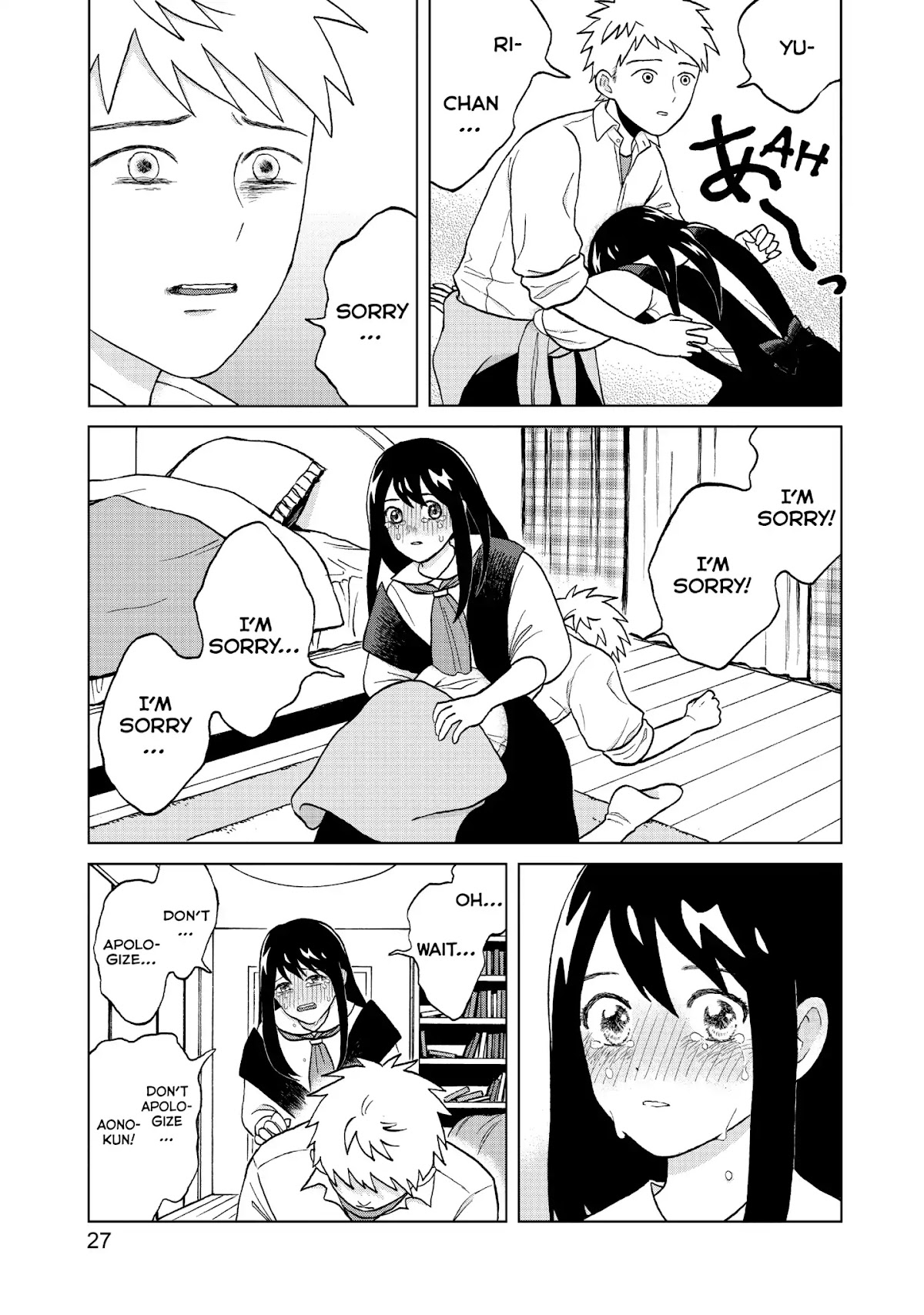 I Want to Hold Aono-kun so Badly I Could Die chapter 1 page 27