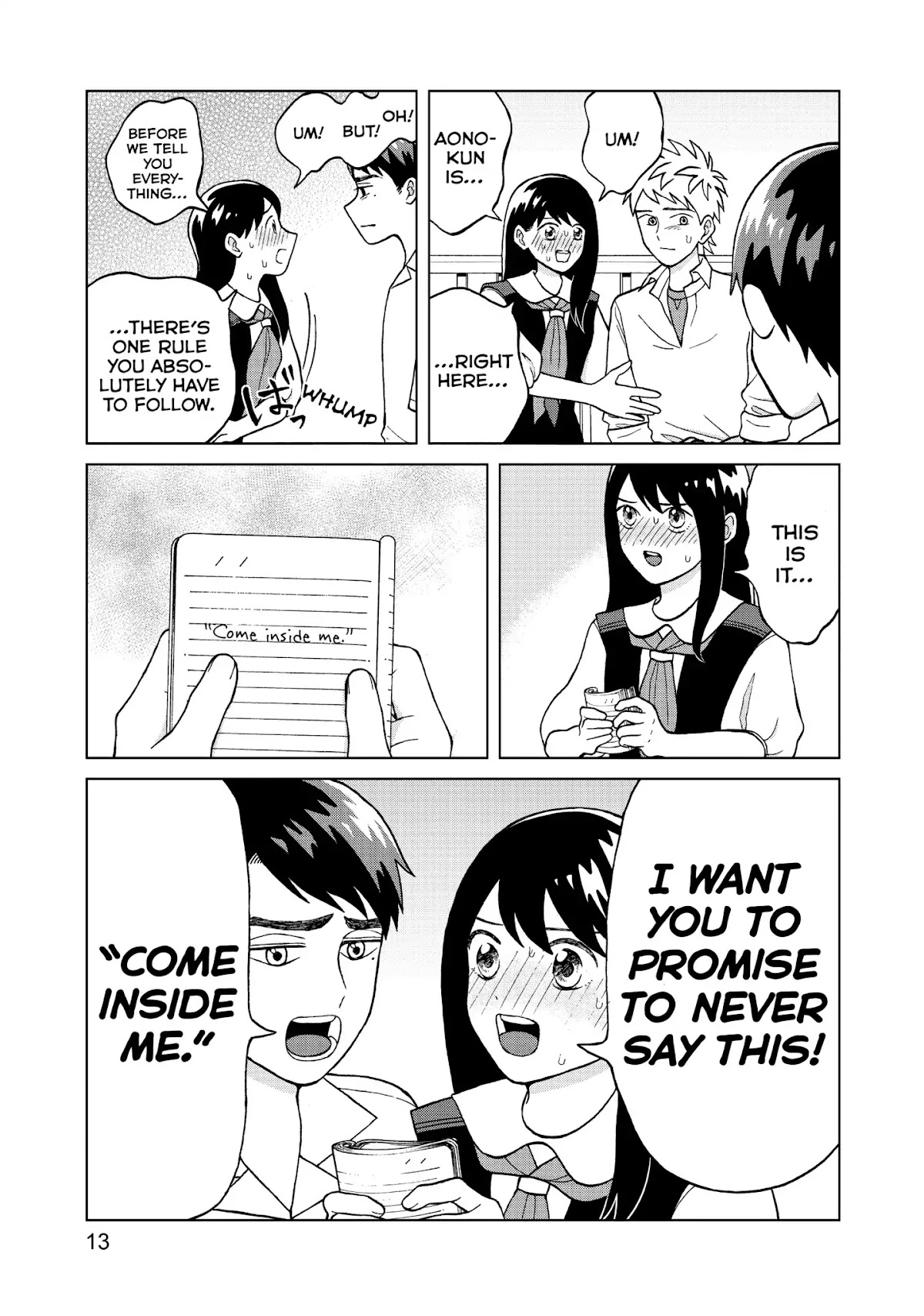 I Want to Hold Aono-kun so Badly I Could Die chapter 6 page 14