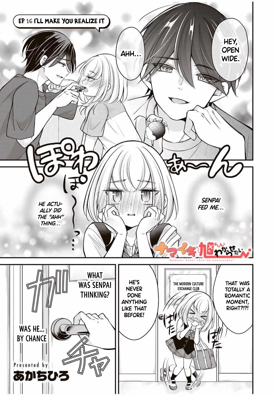 I Want to Teach that Cheeky Asahi-chan a Lesson chapter 16 page 2