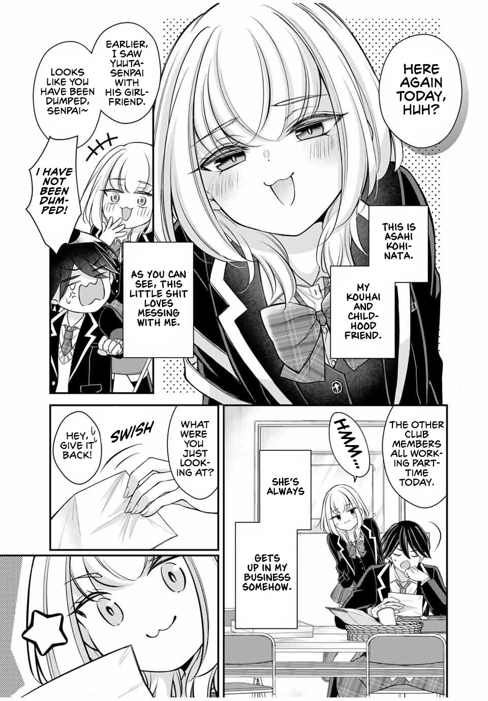 I Want to Teach that Cheeky Asahi-chan a Lesson chapter 2 page 3