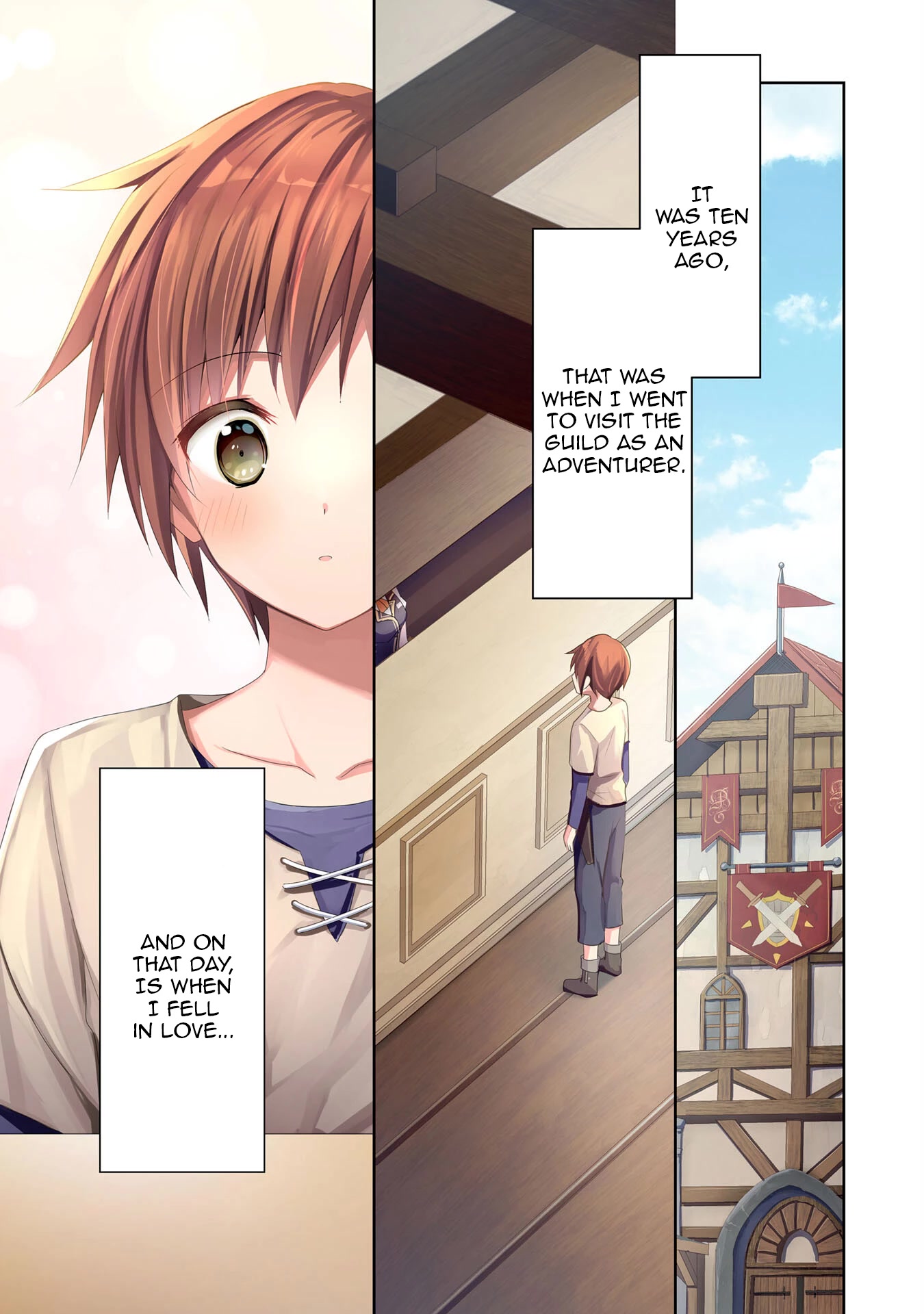 I Wanted to Confess to the Receptionist, but When I Went to the Guild, I Became a Hero chapter 1 page 1