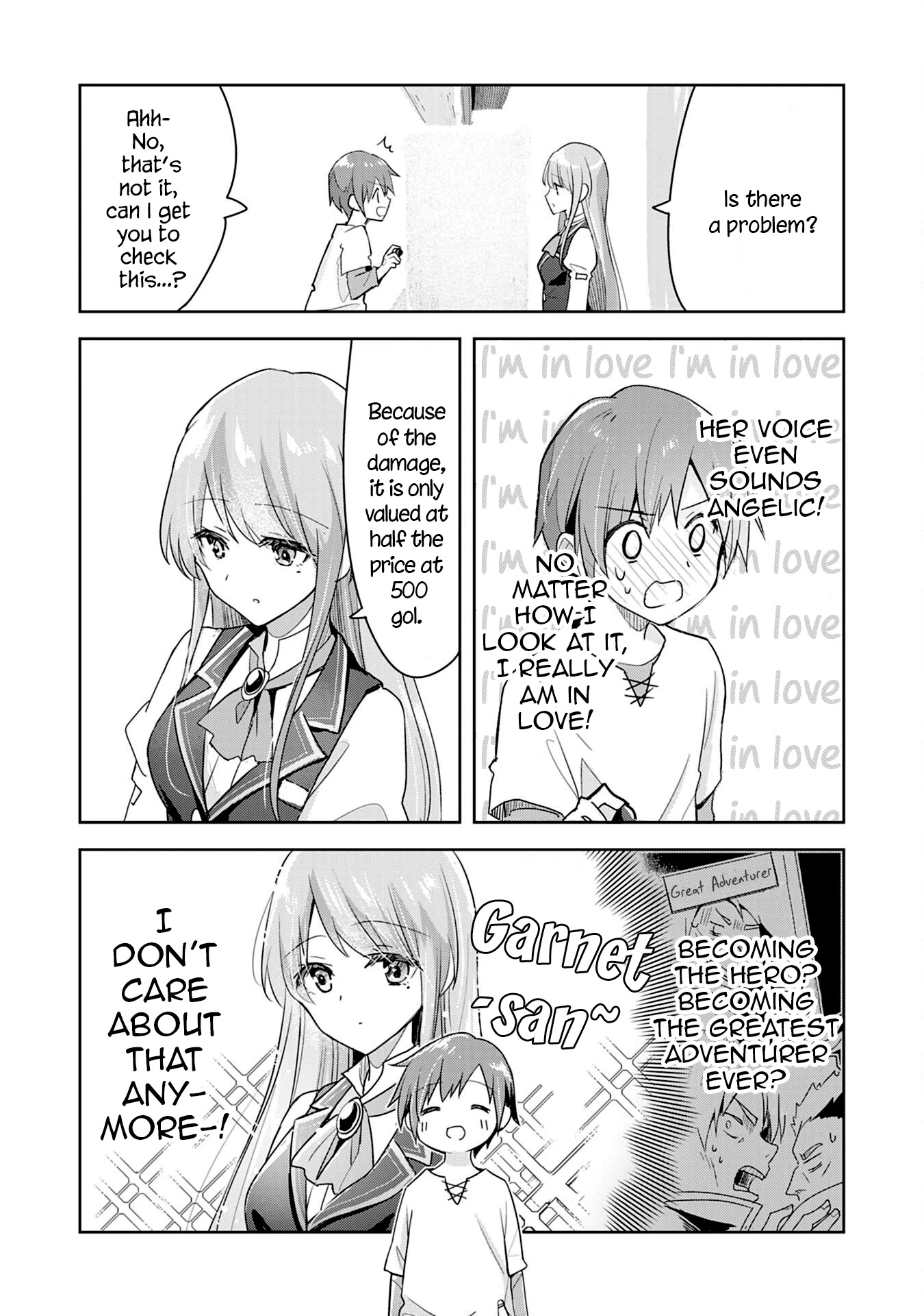 I Wanted to Confess to the Receptionist, but When I Went to the Guild, I Became a Hero chapter 1 page 10