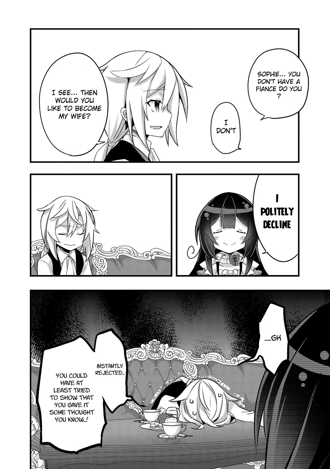 I Was a Man Before Reincarnating, So I Refuse a Reverse Harem chapter 4 page 8