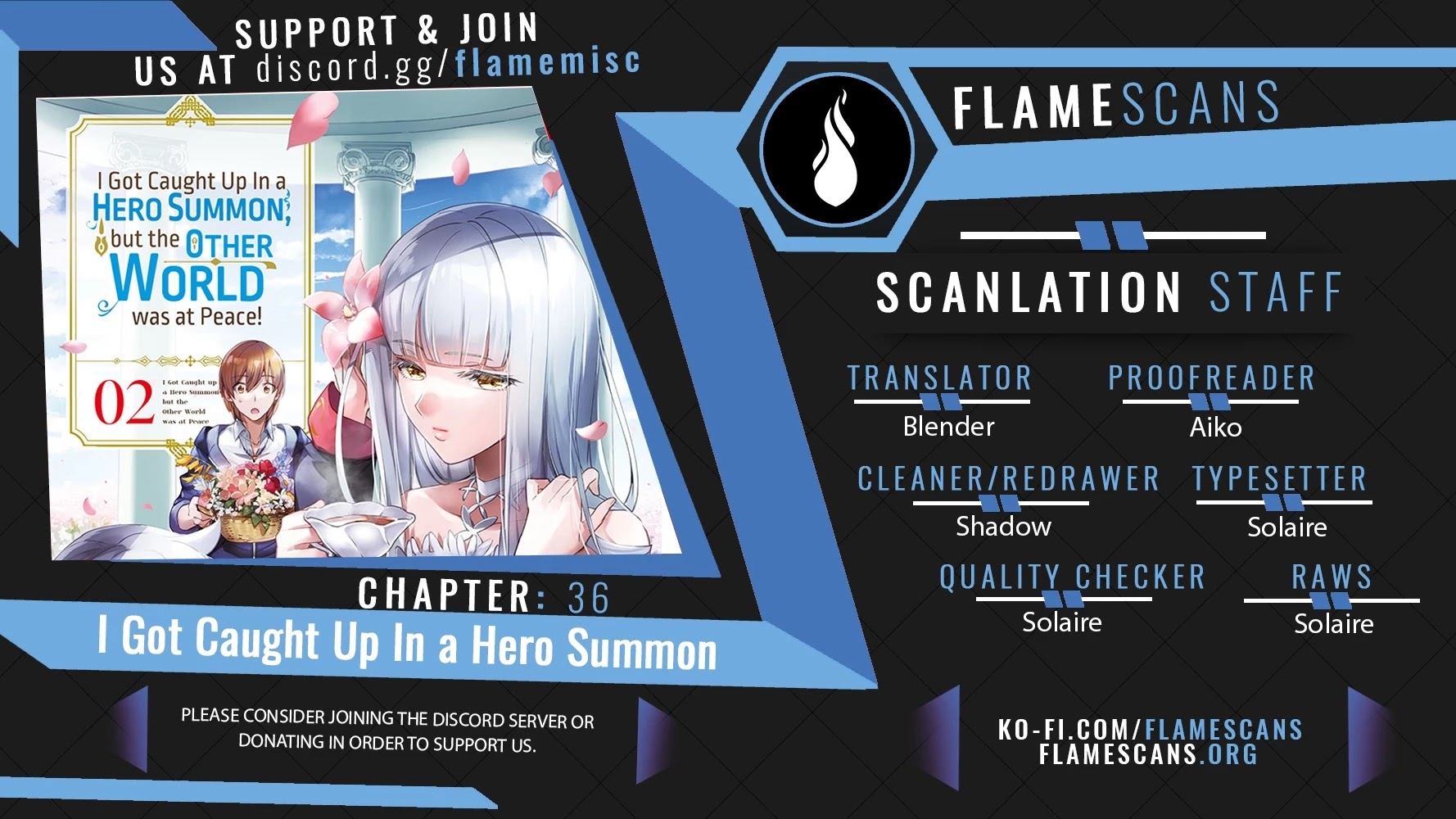 I Was Caught up in a Hero Summoning, but That World Is at Peace chapter 36 page 1