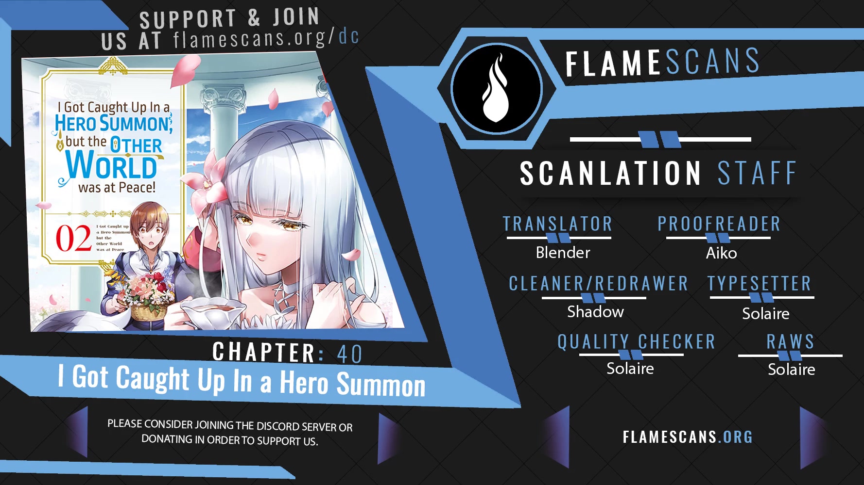 I Was Caught up in a Hero Summoning, but That World Is at Peace chapter 40 page 1