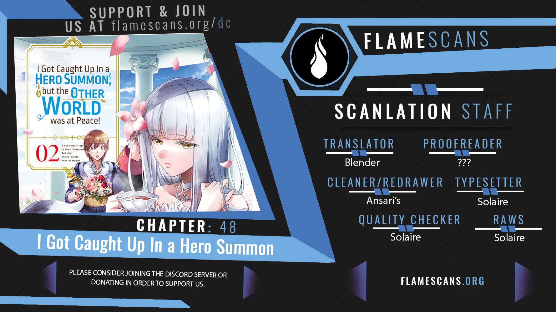 I Was Caught up in a Hero Summoning, but That World Is at Peace chapter 48 page 1