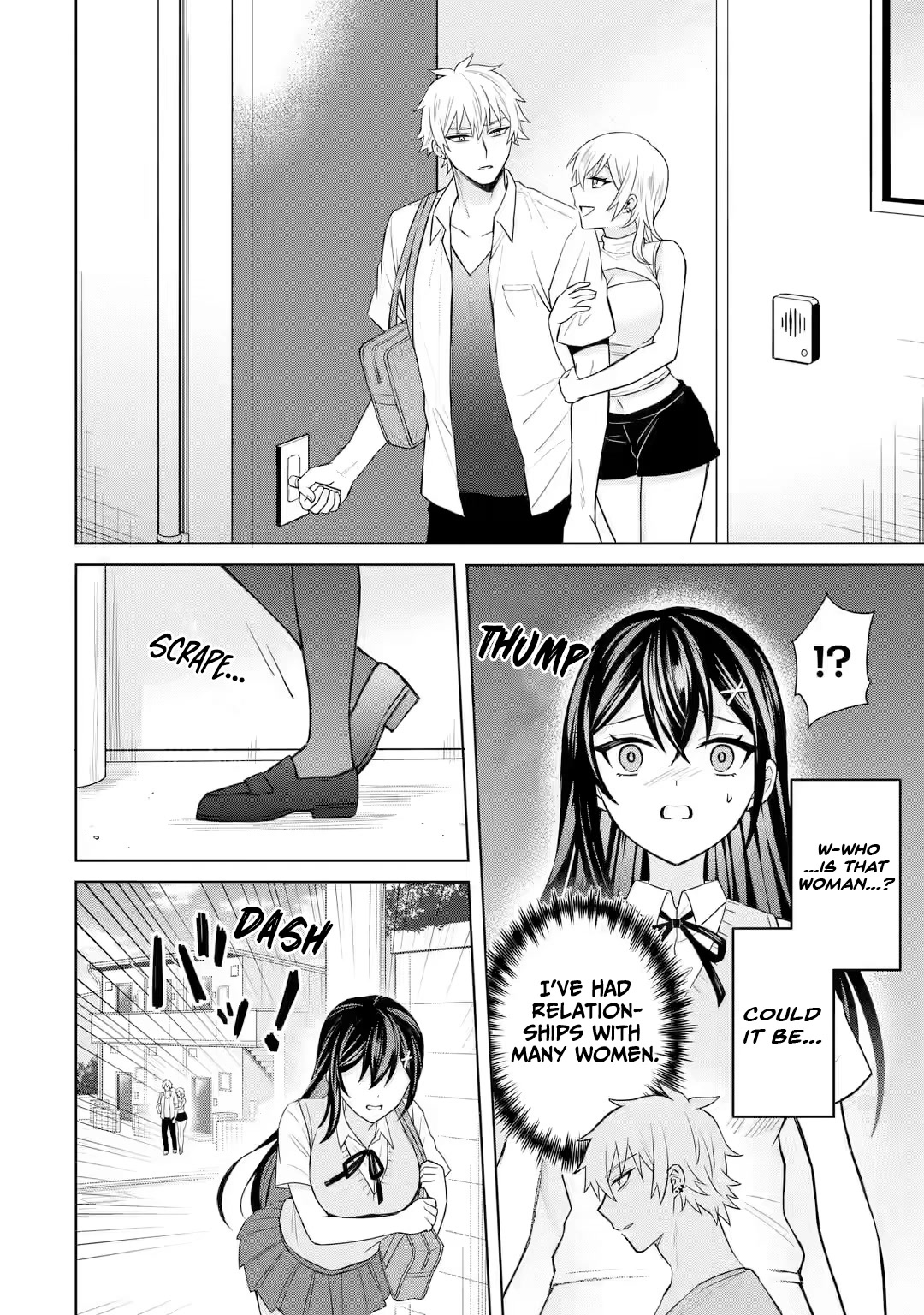 I Was Reincarnated As The Scumbag From a Netorare Manga, But The Heroine is Coming On To Me chapter 4 page 2