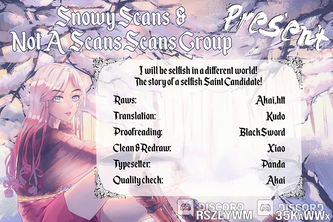 I Will Be Selfish in a Different World! The Story of a Selfish Saint Candidate chapter 5.1 page 15