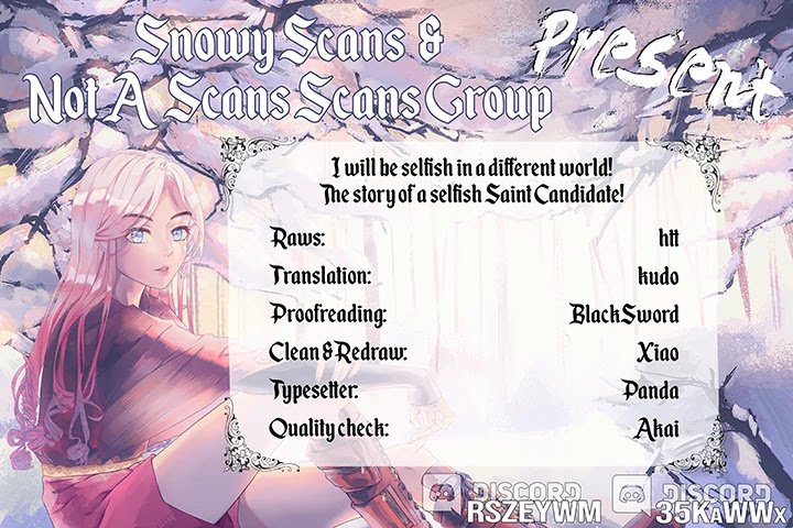 I Will Be Selfish in a Different World! The Story of a Selfish Saint Candidate chapter 5.2 page 21